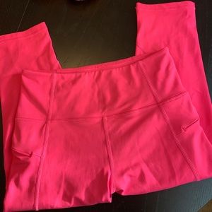 ZYIA LnT pink zipper crop 17”